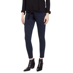 Spanx Animal Print Leopard Stretch Pull On Jeans Jegging